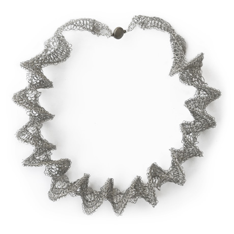 “Spirals acciaio” necklace