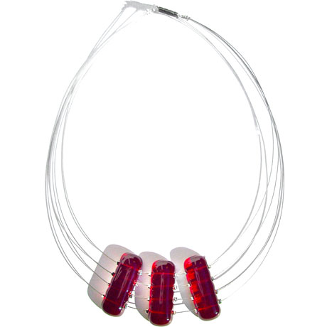 Red Trio necklace