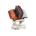 Red-rust Libretto ring