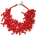 Red Coralla Double necklace