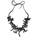 Black Coralla necklace