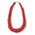 Red Sponge necklace