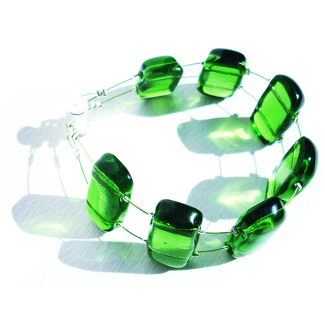 Green ”Multimono mini” bracelet
