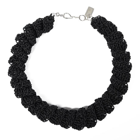 Black Fusilli necklace