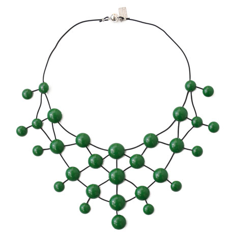 Green Rubber necklace