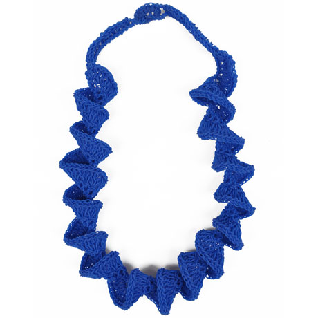 Blue Spirals necklace