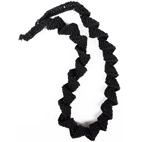 Black Spirals necklace