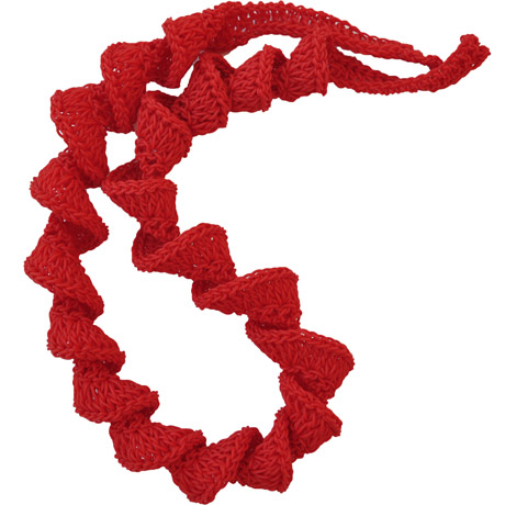 Red Spirals necklace