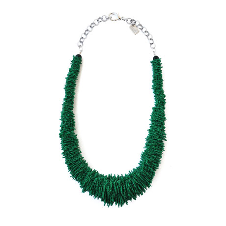 Green Sponge necklace