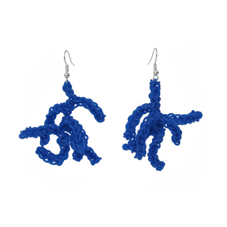 Blue Coralla earrings