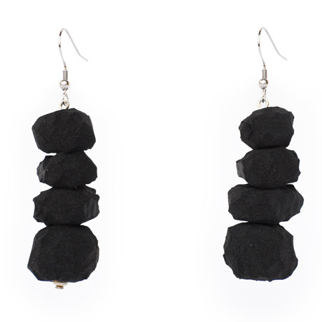 Black Età della Pietra earrings