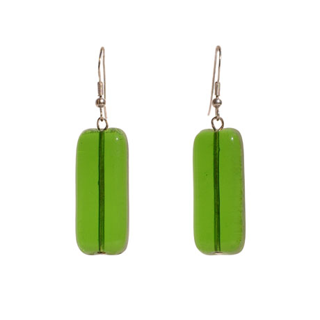 Green Mono earrings