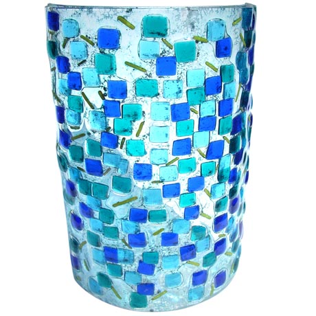 Blue Applique wall lamp